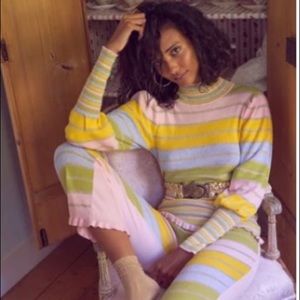 Love Shack Fancy Crosby Mockneck Pullover